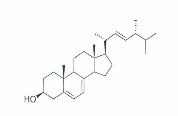 麦角甾醇分子结构式